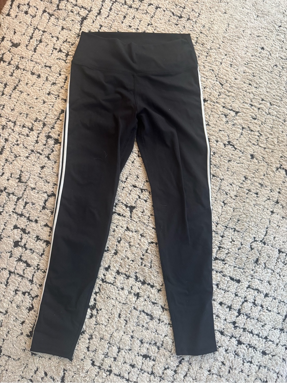 Wild fable  Black Active Leggings with White Side Stripe